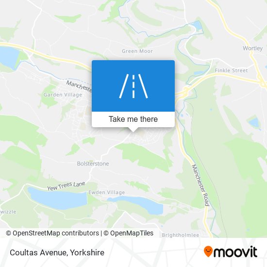 Coultas Avenue map