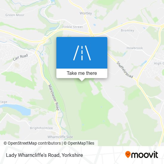 Lady Wharncliffe's Road map