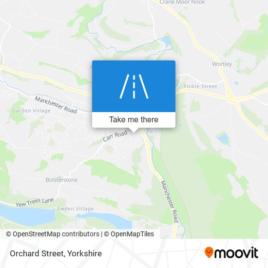 Orchard Street map