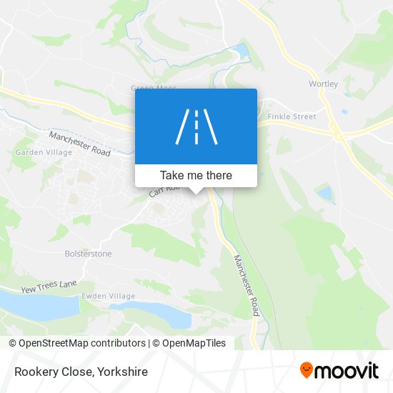 Rookery Close map