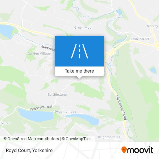 Royd Court map