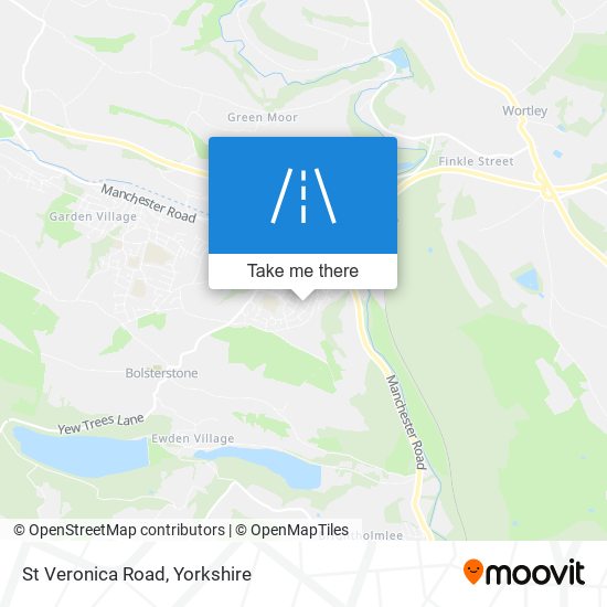 St Veronica Road map