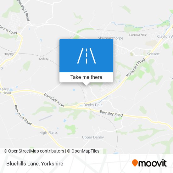 Bluehills Lane map