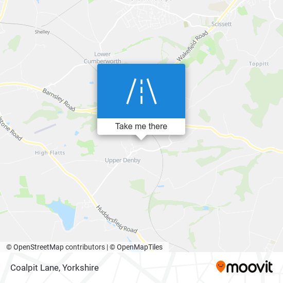 Coalpit Lane map