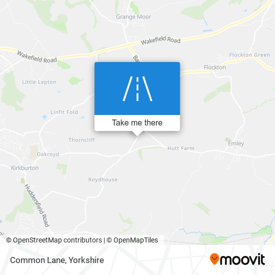 Common Lane map