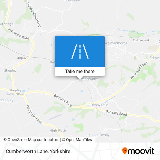 Cumberworth Lane map