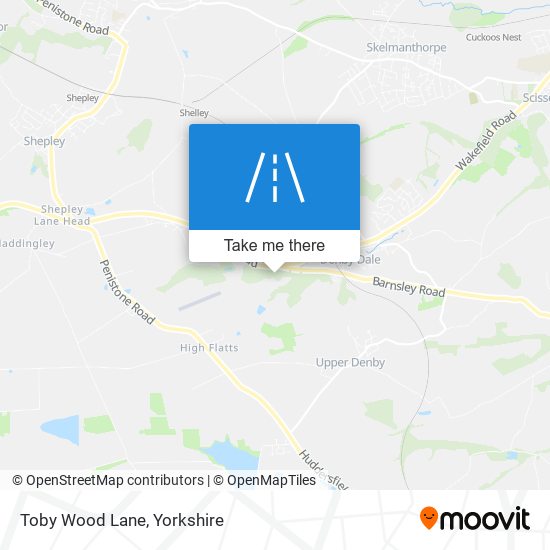 Toby Wood Lane map
