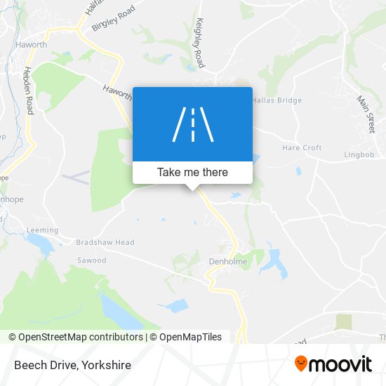 Beech Drive map