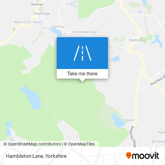 Hambleton Lane map