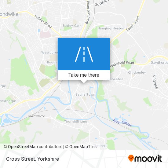 Cross Street map