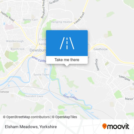 Elsham Meadows map