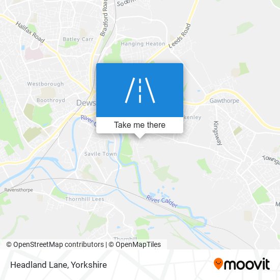 Headland Lane map