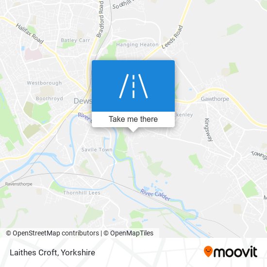 Laithes Croft map