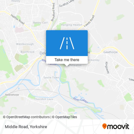 Middle Road map