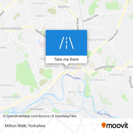 Milton Walk map