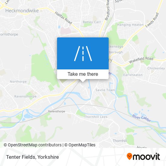 Tenter Fields map
