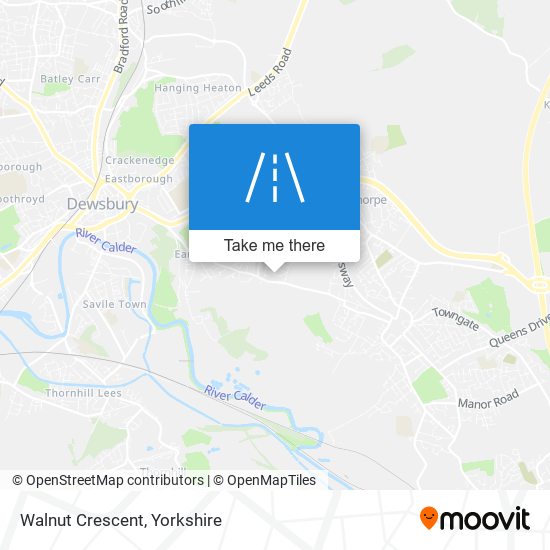 Walnut Crescent map