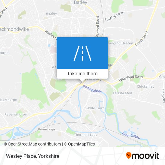Wesley Place map