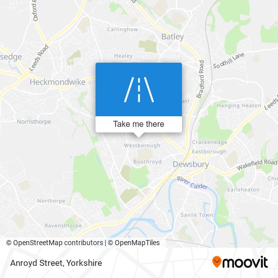 Anroyd Street map