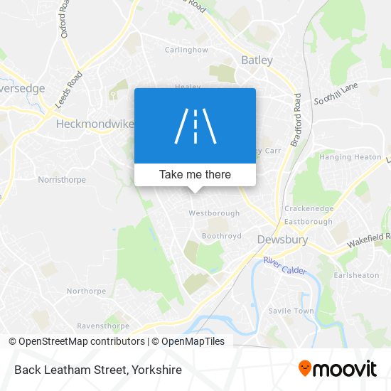 Back Leatham Street map
