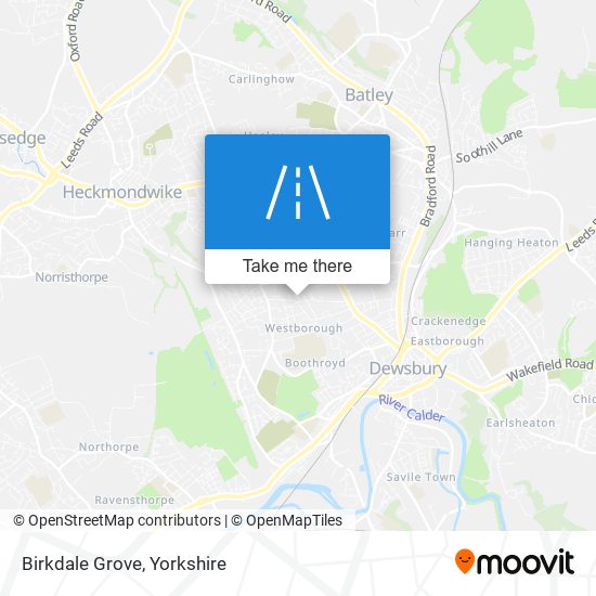 Birkdale Grove map