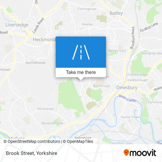 Brook Street map