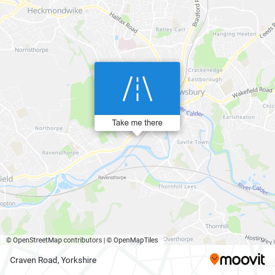 Craven Road map