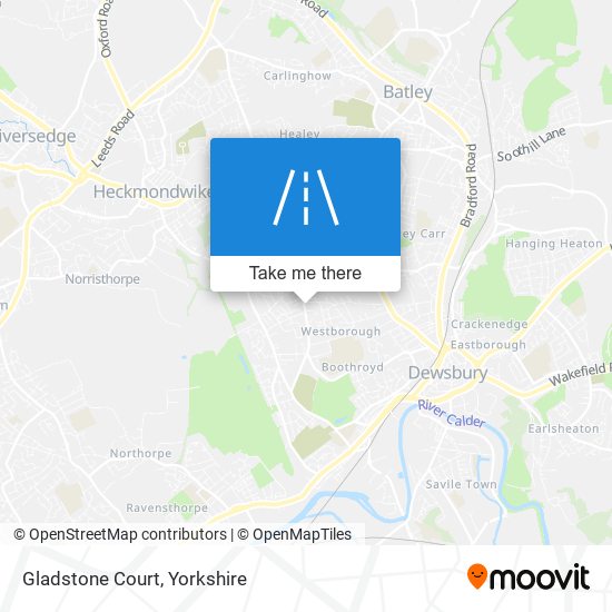 Gladstone Court map