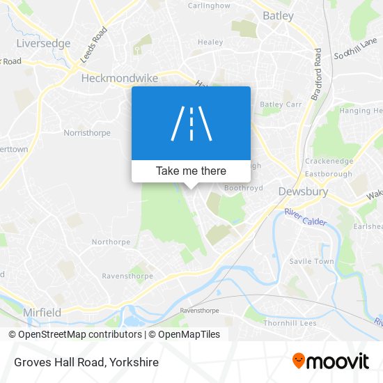 Groves Hall Road map