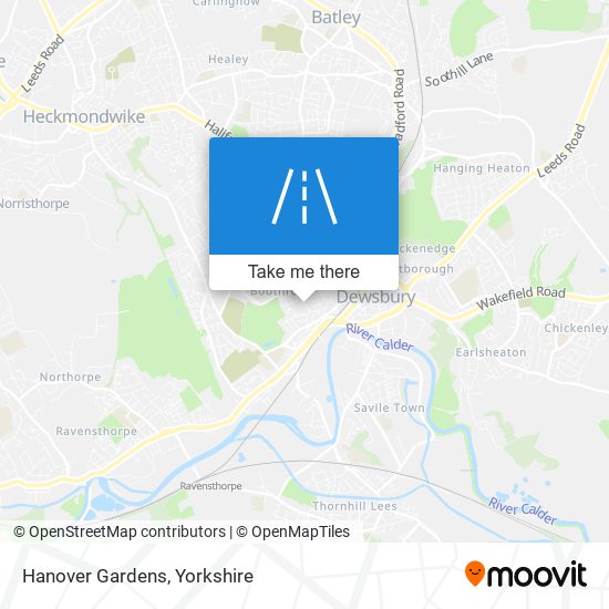 Hanover Gardens map
