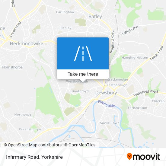 Infirmary Road map