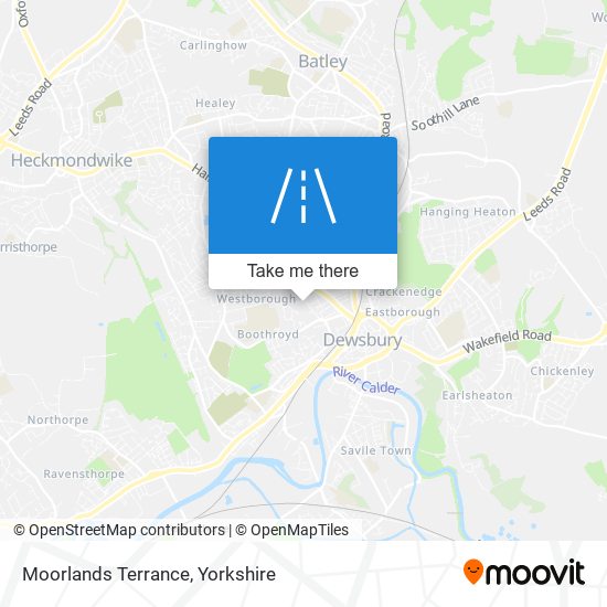 Moorlands Terrance map