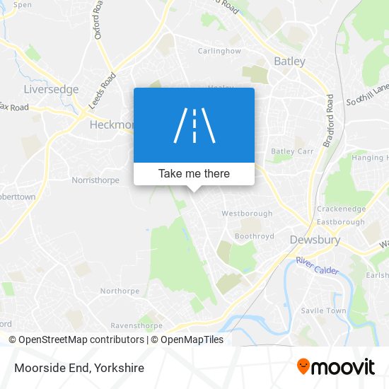 Moorside End map