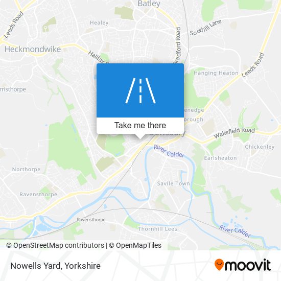 Nowells Yard map