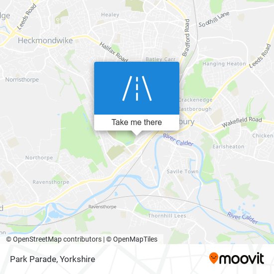 Park Parade map