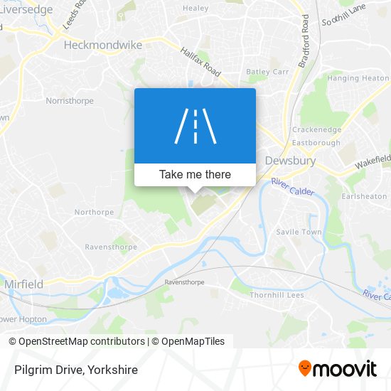 Pilgrim Drive map