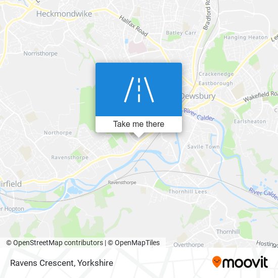 Ravens Crescent map
