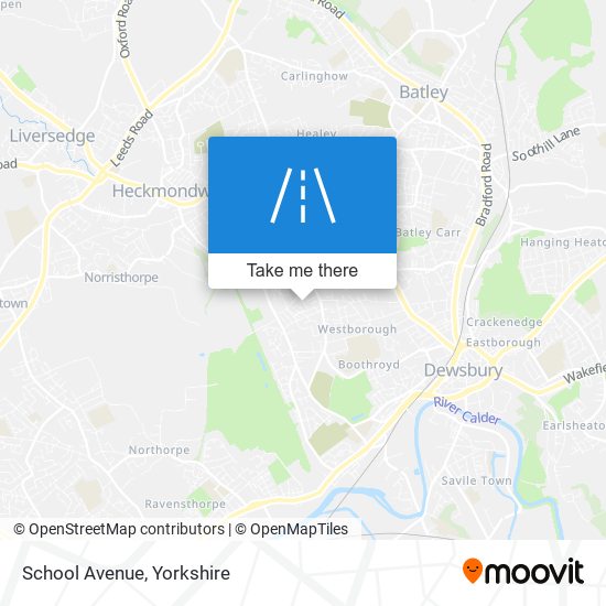School Avenue map