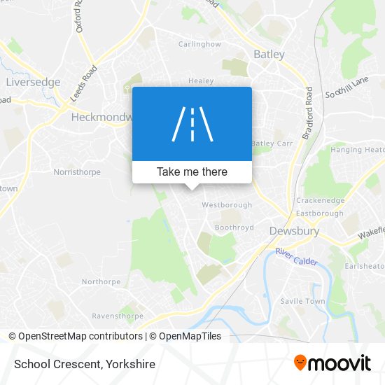 School Crescent map