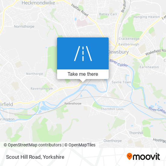 Scout Hill Road map