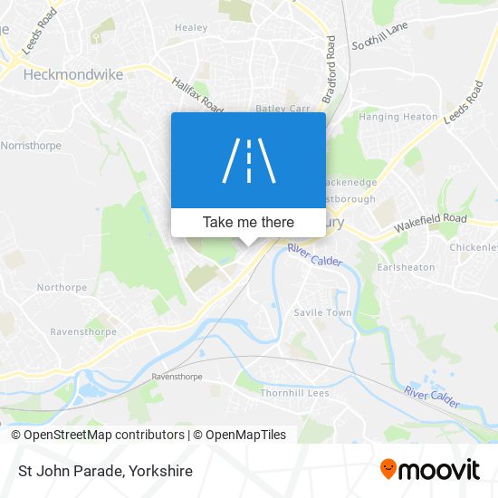 St John Parade map