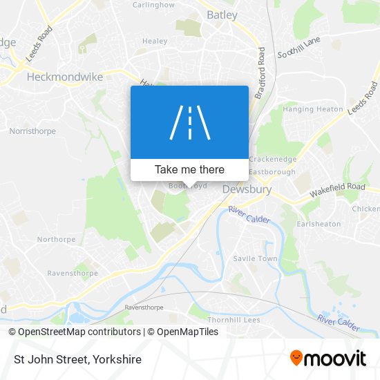 St John Street map