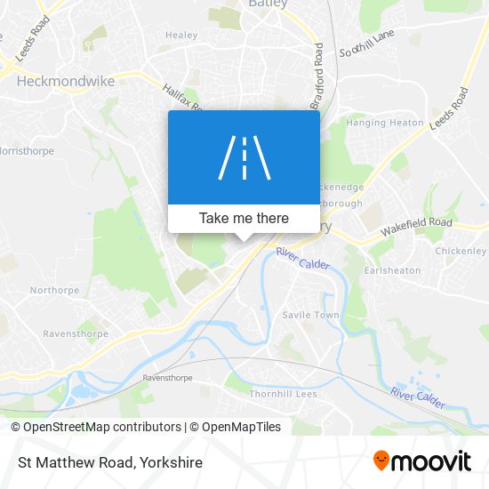 St Matthew Road map