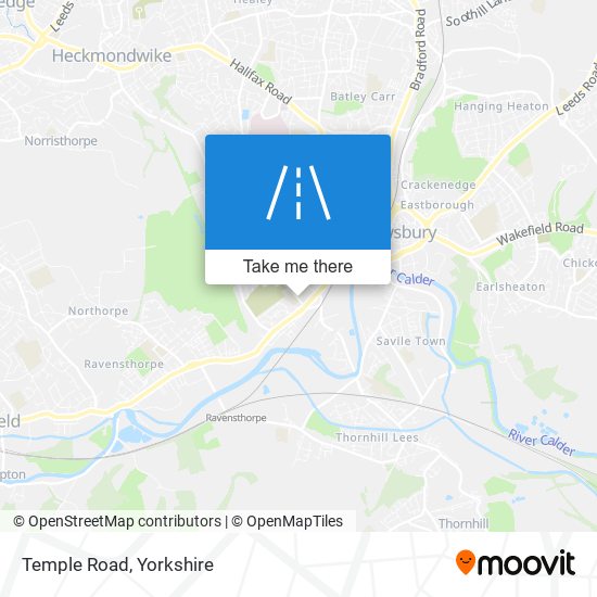 Temple Road map