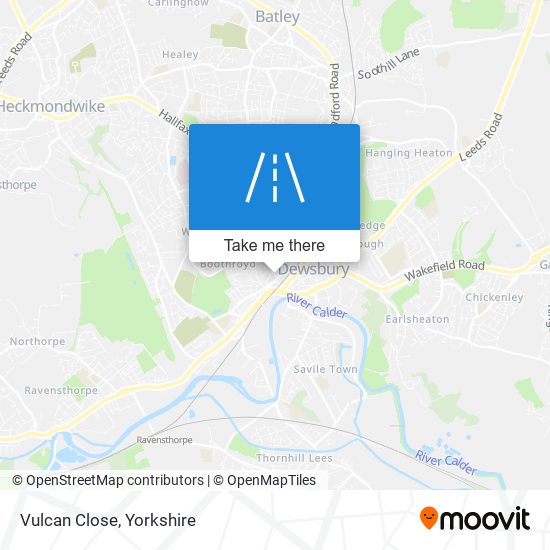 Vulcan Close map