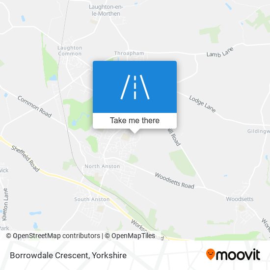 Borrowdale Crescent map