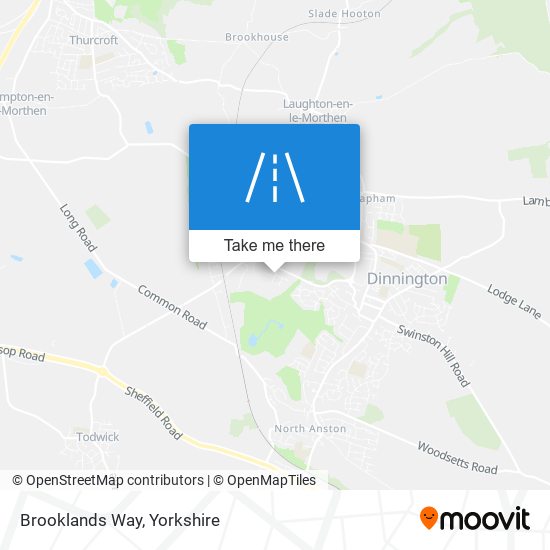 Brooklands Way map