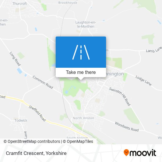 Cramfit Crescent map
