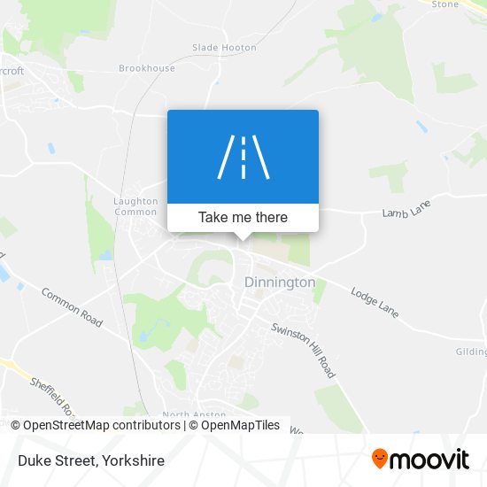 Duke Street map