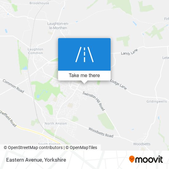 Eastern Avenue map